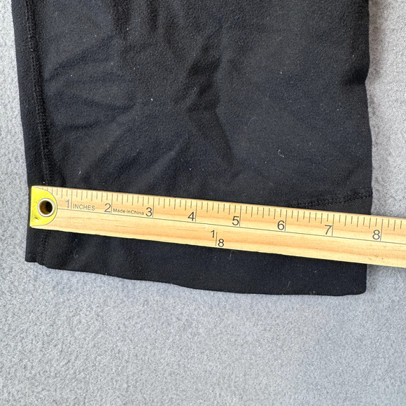 Lululemon Gather & Crow Crop Woman's Black Stretch Yoga Leggings NO SIZE DOT - Picture 6 of 8